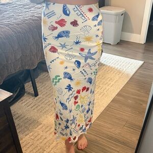 Mediterranean Maxi Skirt